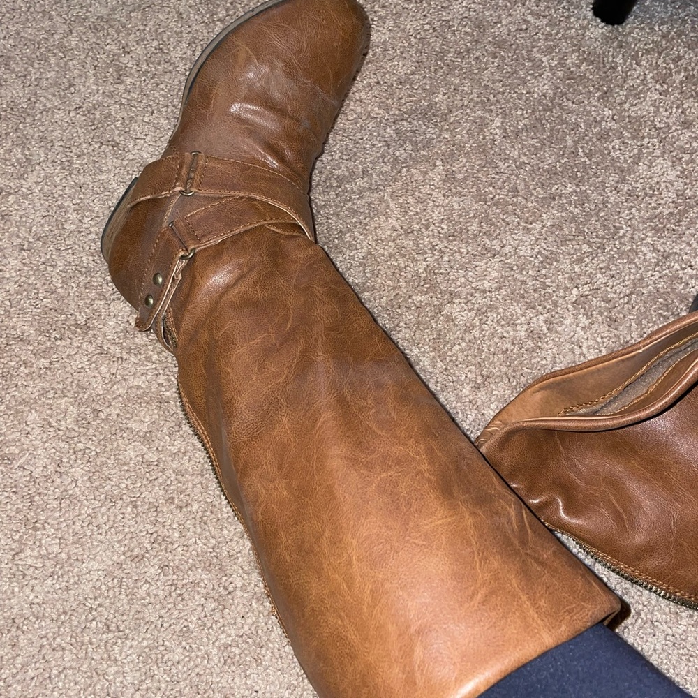 Brown boots